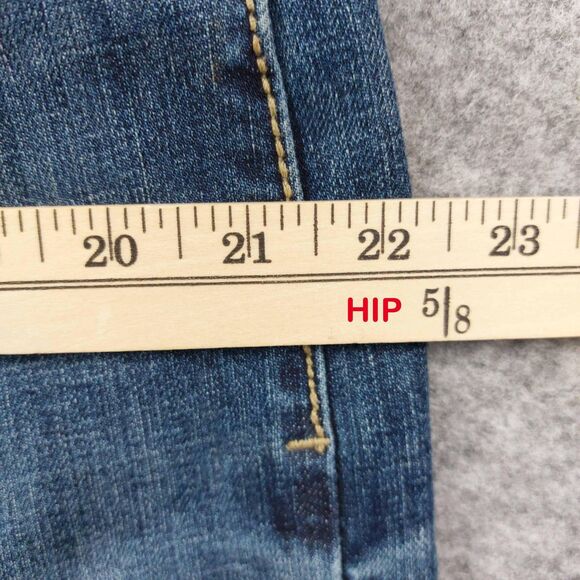 Wrangler Jeans Mens 36x38 Blue Retro Slim Boot Stretch Denim Western Bootcut - Picture 5 of 12